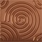 Ekena Millwork 19 5/8in. W x 19 5/8in. H Spiral EnduraWall Decorative 3D Wall Panel Covers 2.67 Sq. Ft. WP20X20SPBCO - alternate 1